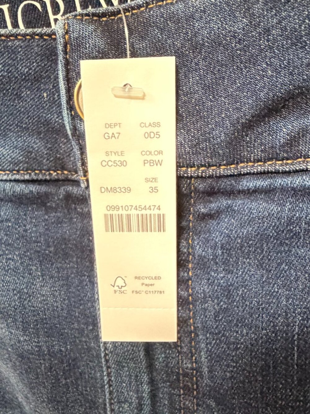 J.Crew Curvy Kickout Mid Rise Jean - Picture 2 of 2